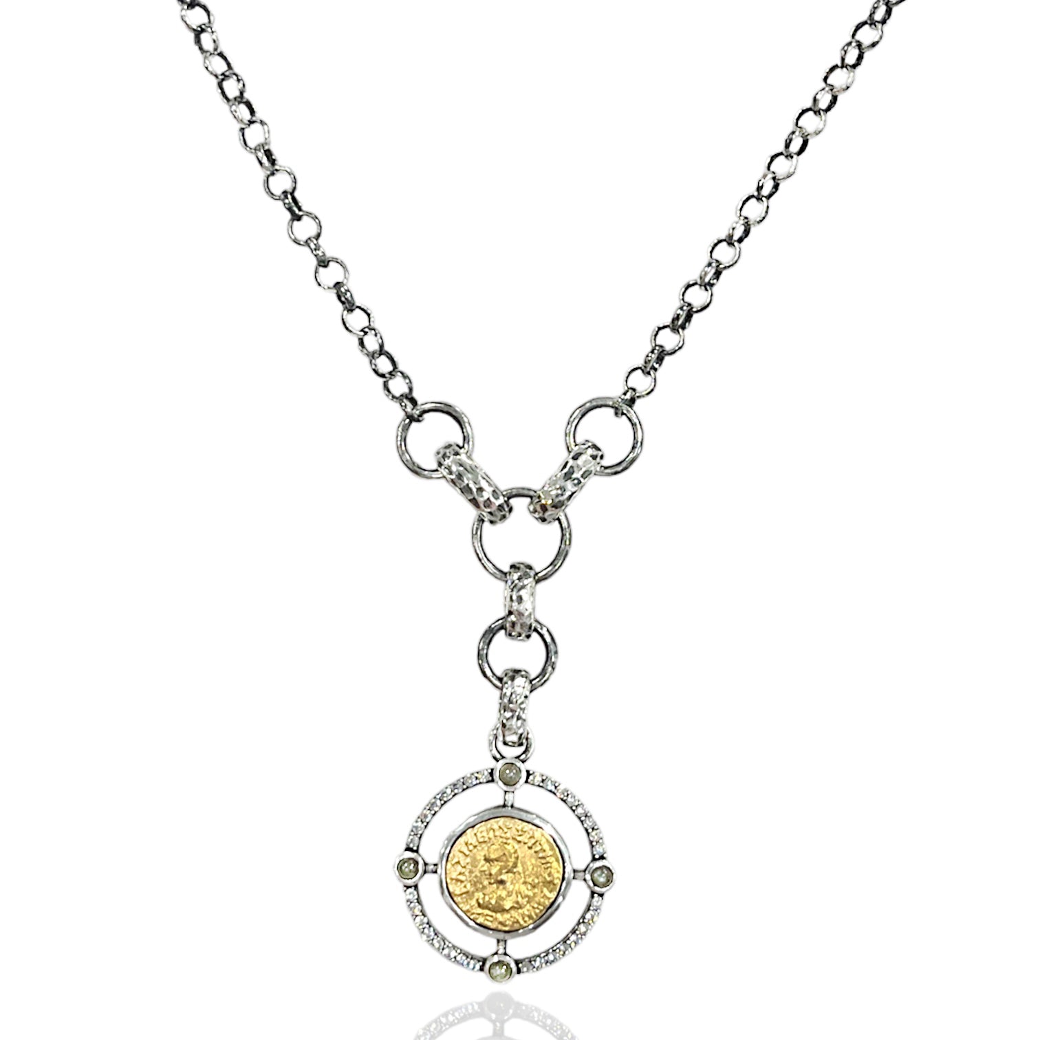 VINTAGE SILVER MIKO COIN NECKLACE – Tat2 Designs