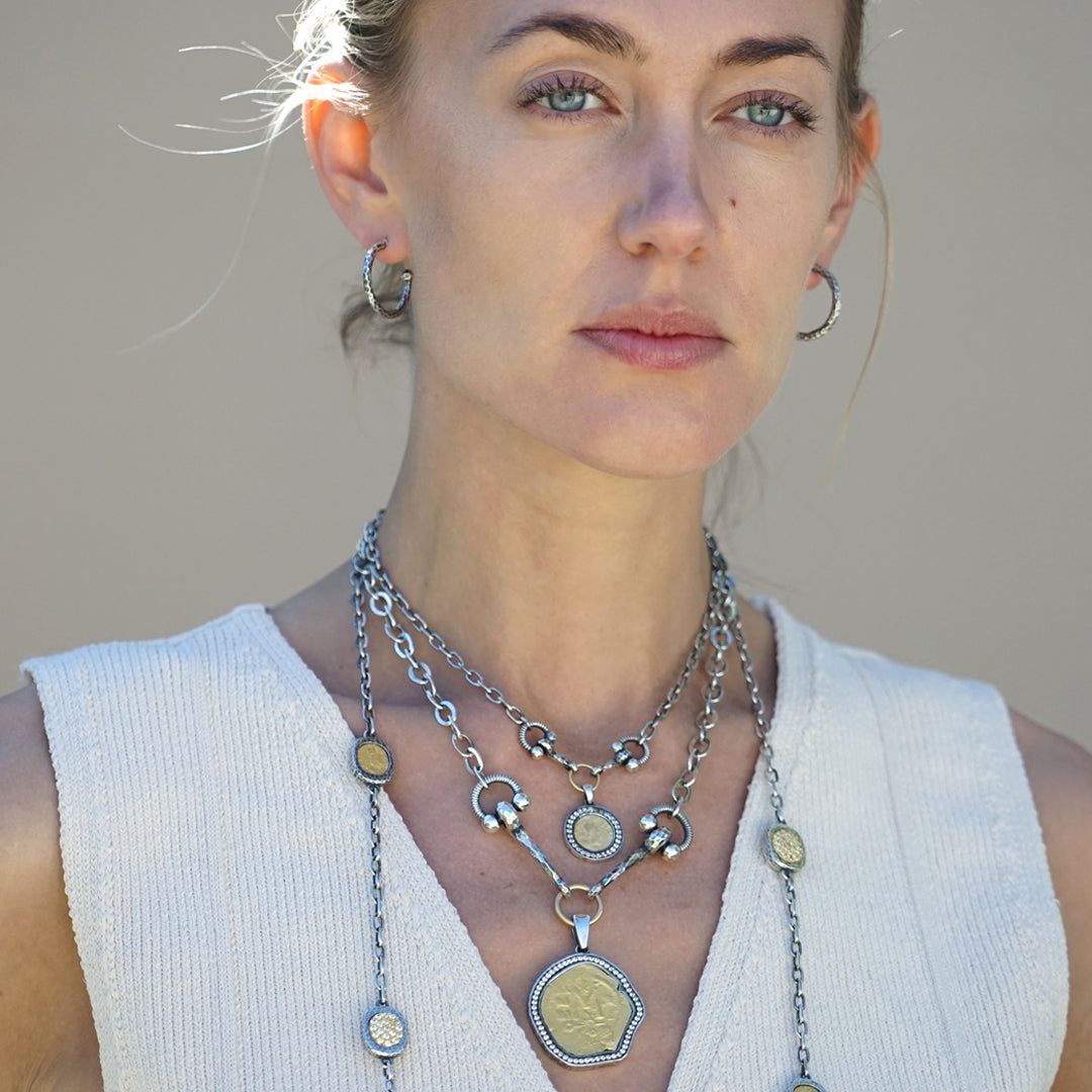 【TATIANA】 Multi Ornament Necklace(Silver925, 2 color) MUSINSA | TATIANA (Silver 925) Multi-Ornament Necklace NZ2160