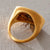 GOLD ROMAN MAN COIN RING