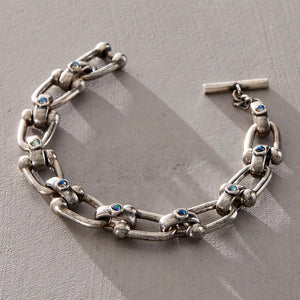 VINTAGE SILVER BRIONI HORSESHOE BRACELET