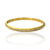 GOLD TRINITY PAVE BANGLE