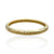 GOLD RIVA HAMMERED BANGLE