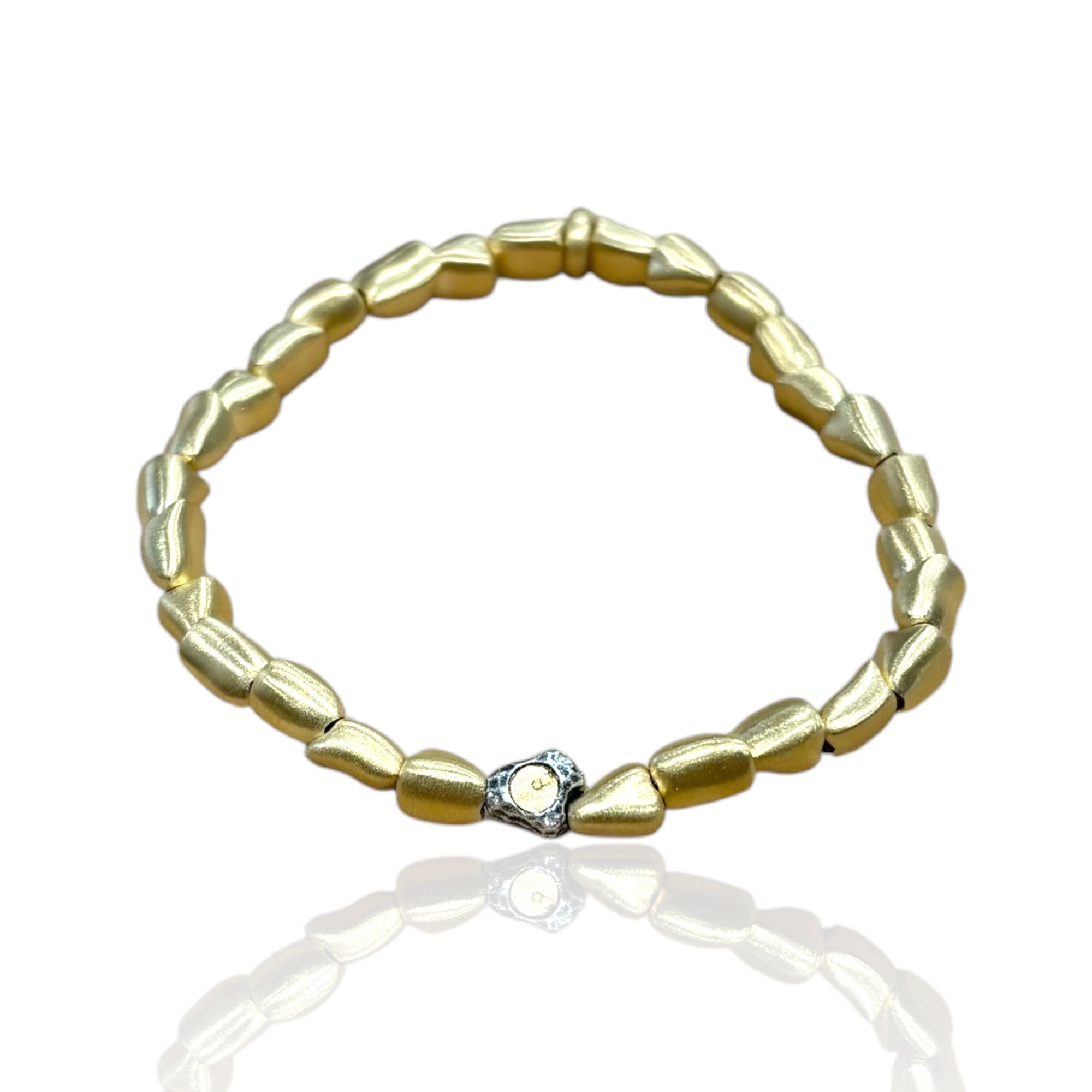 GOLD MILOS MINI NUGGET BRACELET