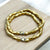 GOLD MILOS MINI NUGGET BRACELETS