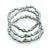 SILVER MILOS MINI NUGGET BRACELETS