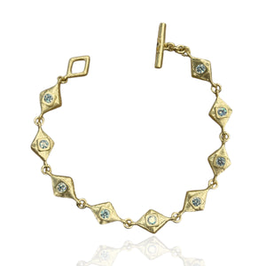 GOLD CAYDEN TENNIS BRACELET