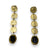 VINTAGE GOLD COIN BEAD EARRINGS