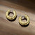 GOLD LARGO TUBE HOOPS 1"