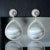 BRUSHED SILVER SUZA DROP EARRINGS