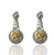 SILVER CIRO COIN & CHAIN EARRINGS