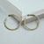 GOLD PAVIA HOOP 2"