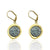 GOLD MINI GUNA WAX SEAL EARRINGS