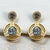 GOLD MORRO DOUBLE COIN EARRINGS