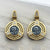 GOLD MORRO COIN EARRINGS