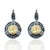 VINTAGE SILVER MORRO COIN EARRINGS