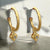 GOLD CAYDEN HOOP EARRINGS