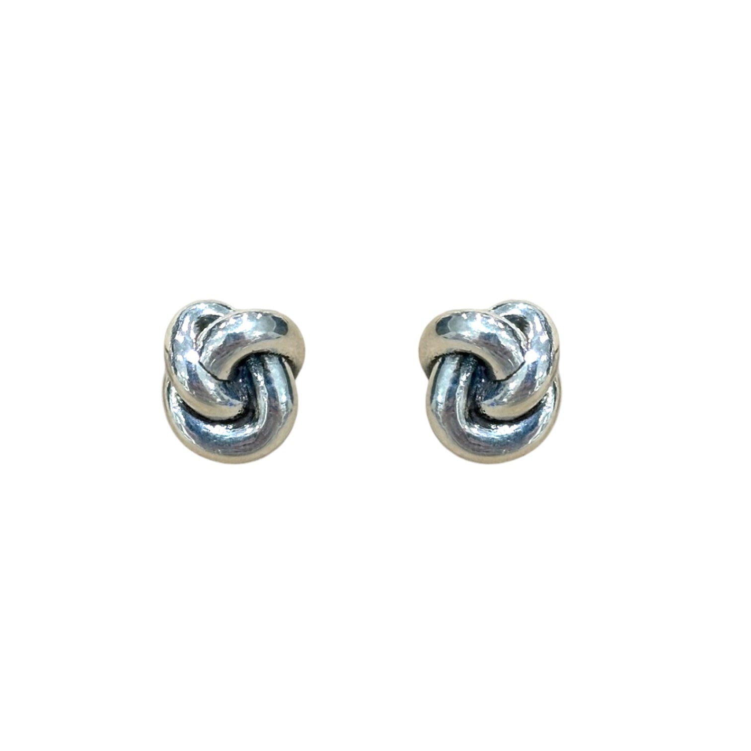 VINTAGE SILVER NOA KNOT STUDS