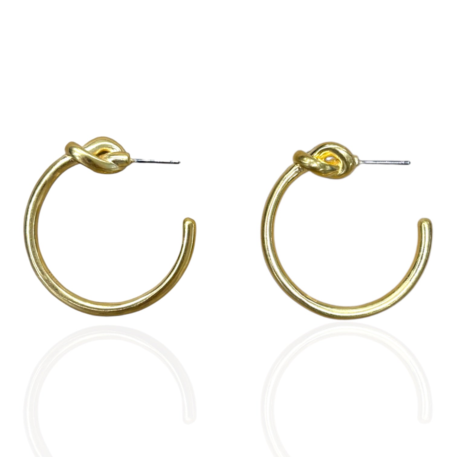 GOLD NOA KNOT HOOPS