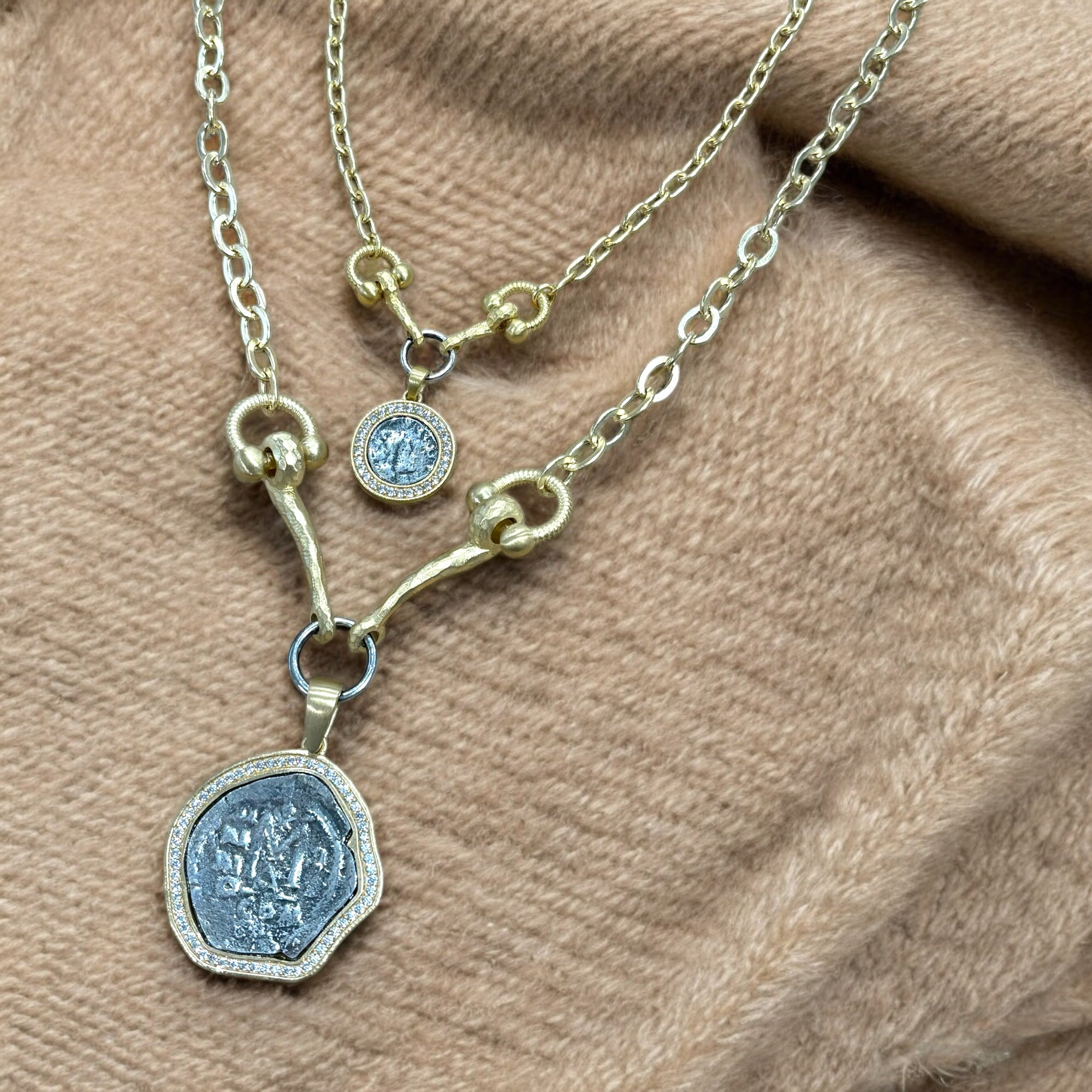 GOLD HORSEBIT COIN LAYERS – Tat2 Designs