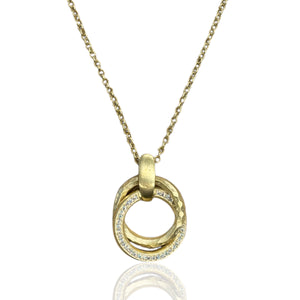 GOLD TRINITY NECKLACE