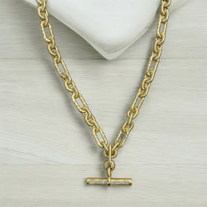 GOLD BYRON TOGGLE NECKLACE