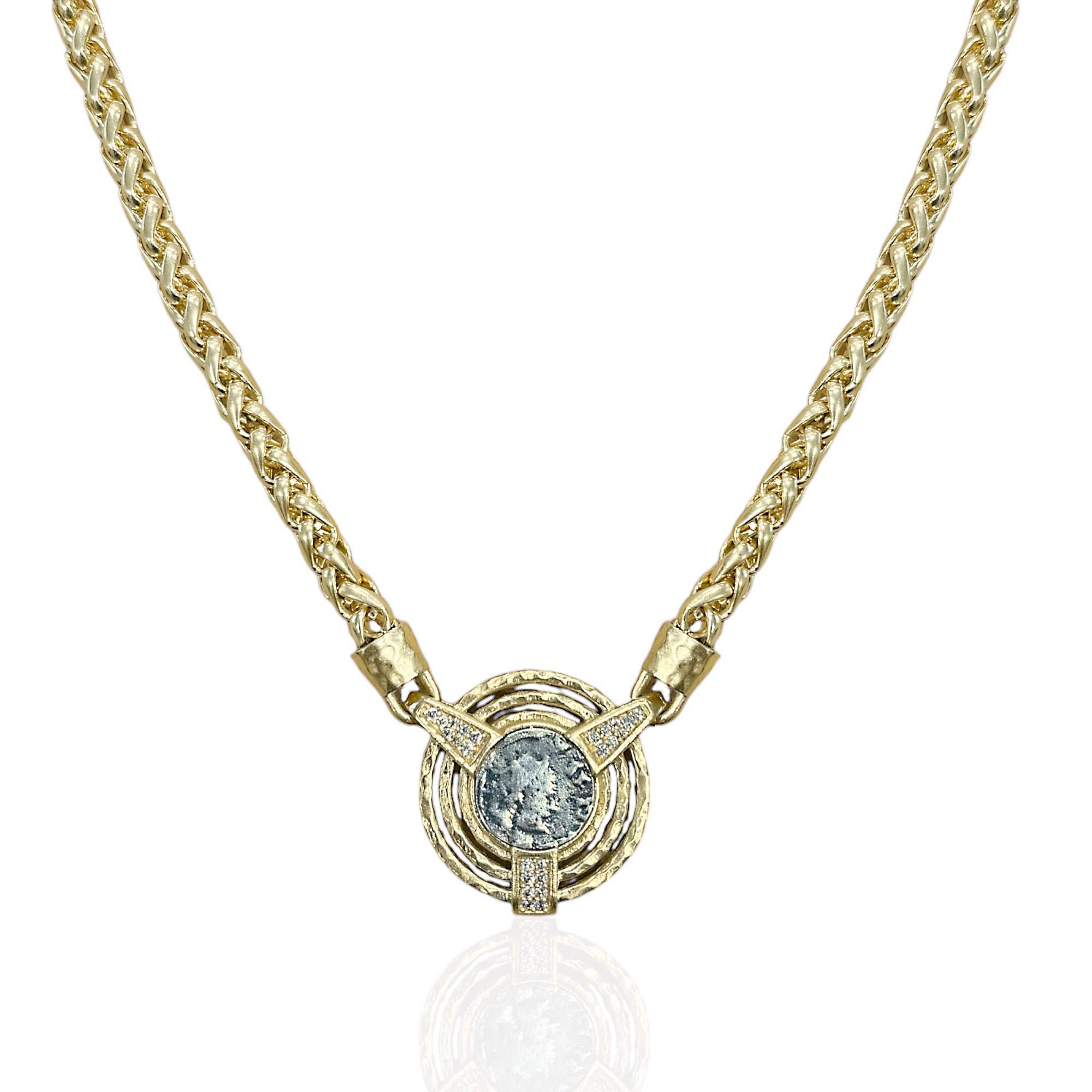 GOLD MORRO COIN NECKLACE