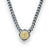 VINTAGE SILVER NICO COIN NECKLACE