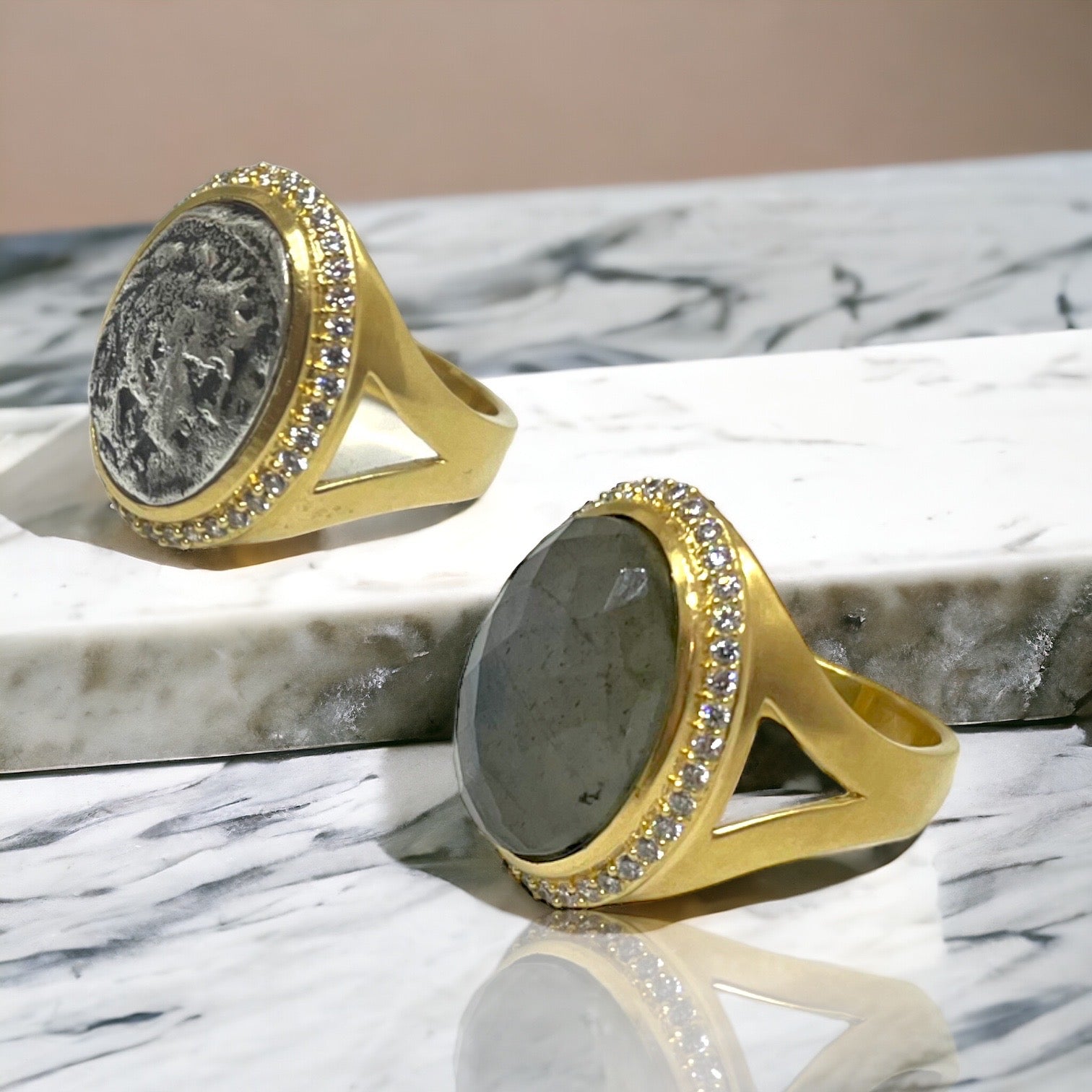 Labradorite Rings Women