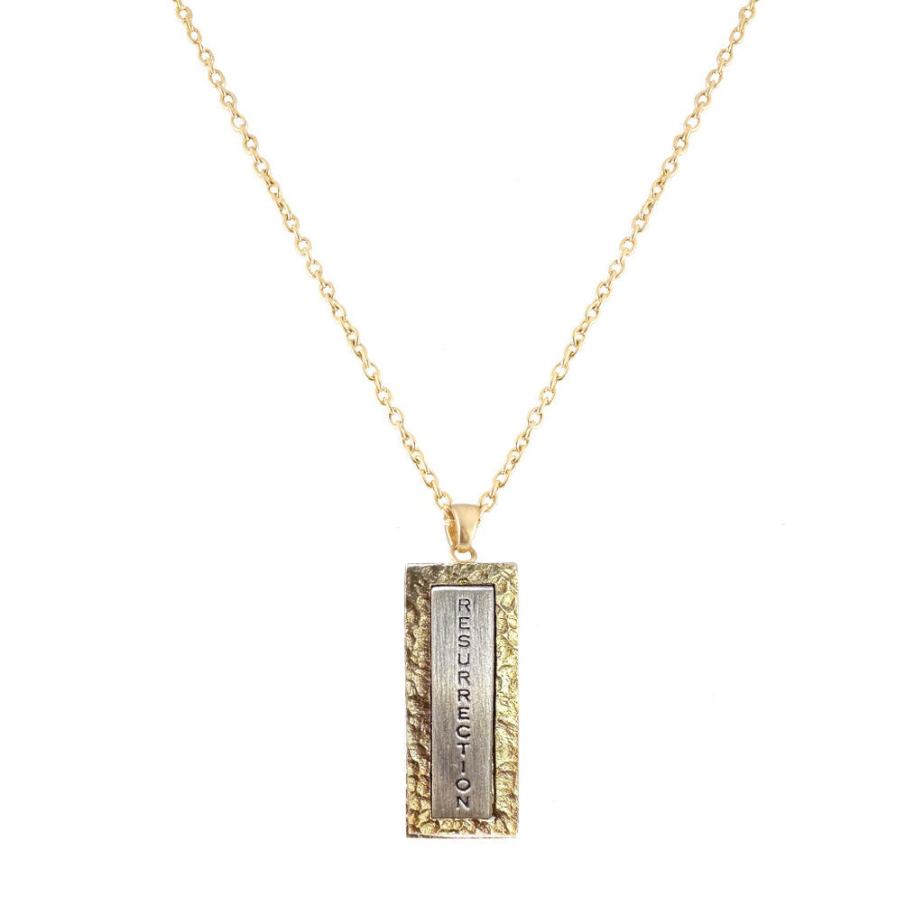 GOLD RESURRECTION NECKLACE (WITHOUT CRYSTAL)