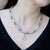 VINTAGE SILVER FLAT LINK AND RING CHAIN NECKLACE