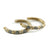 GOLD TUSCANY COIN HOOPS