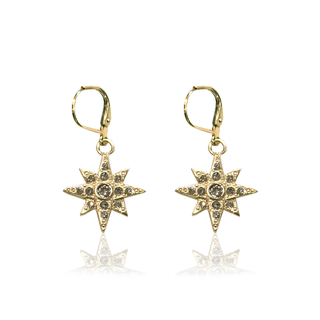 Star Earrings / Gold Star Earrings / Dainty Star Earrings / Diamond Cz Star  Earrings / Celestial Star Earrings - Etsy Norway