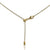 GOLD RECTANGULAR HAMMERED INITIAL NECKLACE