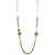 TWO TONE COIN AND SILVER BEAD NECKLACE