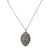 VINTAGE SILVER SEONI LABRADORITE PENDANT NECKLACE