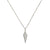 VINTAGE SILVER VELEN CRYSTAL KITE PENDANT NECKLACE