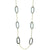 TWO TONE CHUNKY CATENA STATION NECKLACE