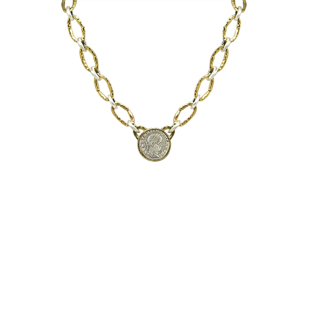 GOLD LINK CONSTANTINE Il NECKLACE