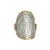 GOLD MARIA THERESA CURVED COIN RING