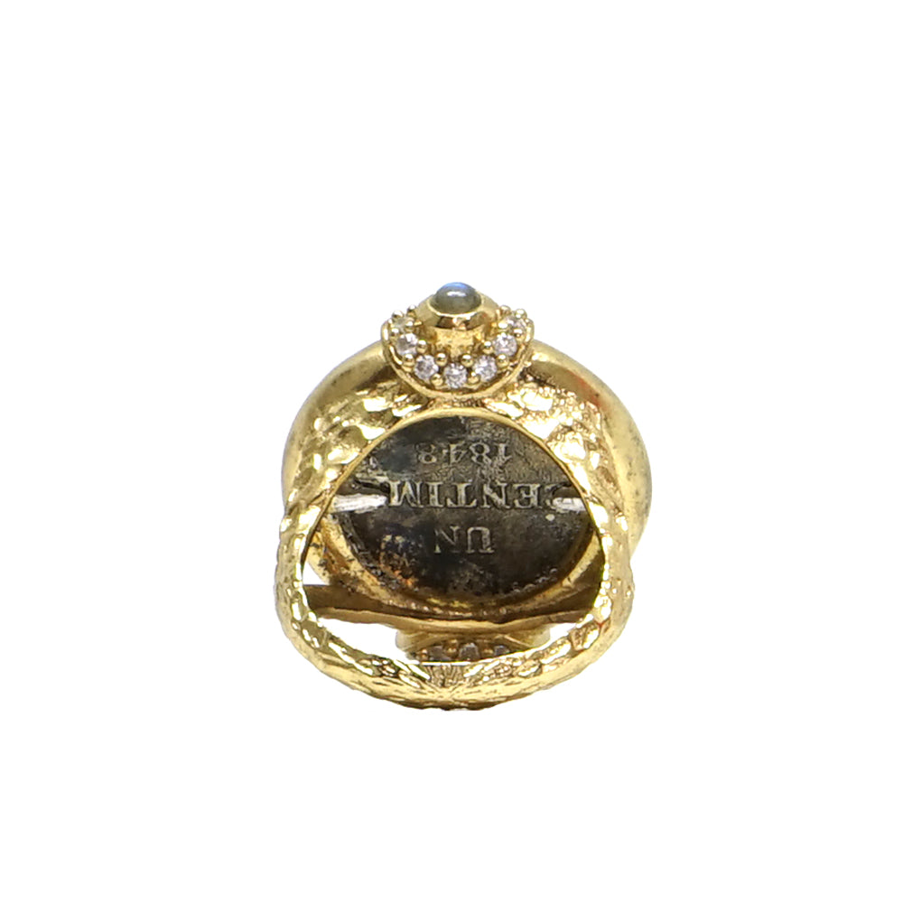 GOLD FRAME VS MINI DUPRÉ RING