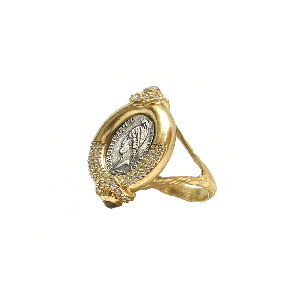GOLD FRAME VS MINI DUPRÉ RING