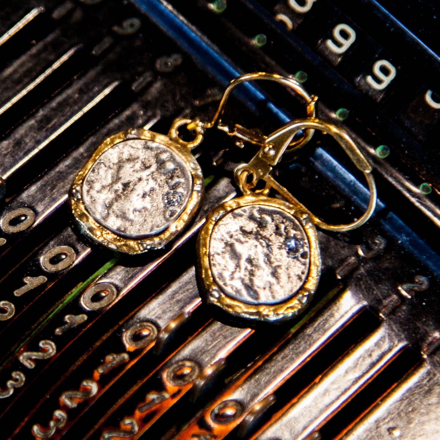 Gold Coin Dangle Earrings Multi Connected Round Shape Dangle Brass Fancy  Earring | eBay